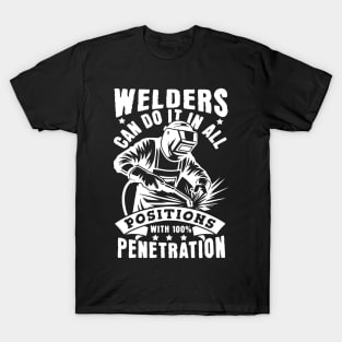 Welding Retro Vintage Funny Welder Quotes T-Shirt